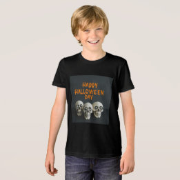 En Tri-matière "Happy Halloween T-shirt pour enfants"