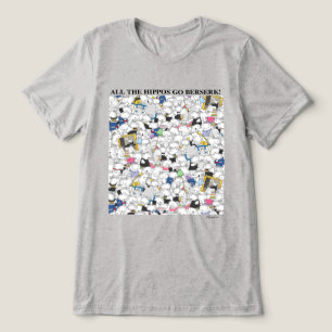 En Tri-matière HIPPOS GO BERSERK ! Sandra Boynton T-Shirt