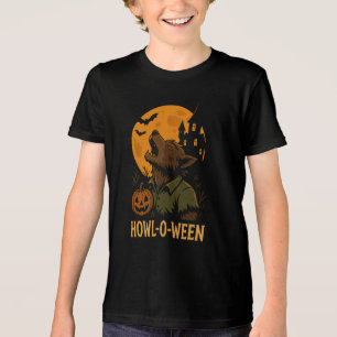En Tri-matière Howl-O-Ween T-Shirt d'Halloween - Funny Werewolf P
