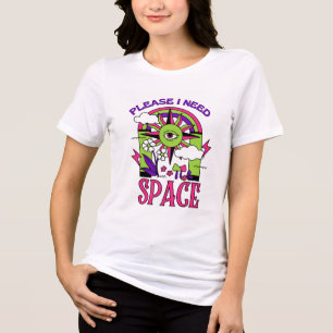En Tri-matière J'ai besoin d'un t-shirt de conception spatiale