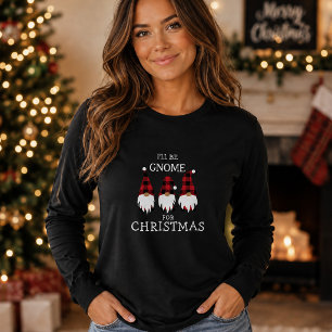 En Tri-matière Je serai Gnome pour Noël T-shirt