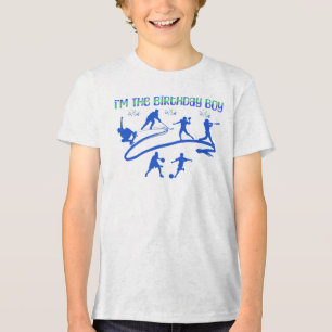 En Tri-matière Je suis le t-shirt garçon d'anniversaire