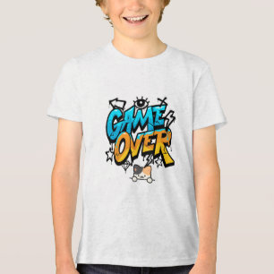 En Tri-matière Jeu terminé & conception de t-shirt pour amateurs