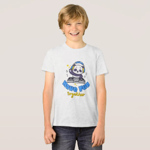 En Tri-matière Joli dessin de T-shirt animal de dessin