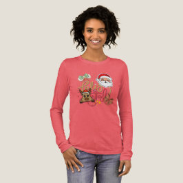 En Tri-matière Joli T-shirt à manches longues pour filles