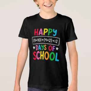 En Tri-matière Joyeux 100 Jours d'École – Conception de T-Shirt d