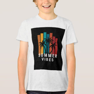 En Tri-matière Kids Cotton T-Shirt Unisex Soft Comfortable 