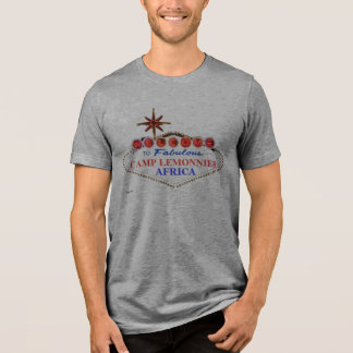 En Tri-matière Las Vegas Bienvenue au T-shirt DJ Tri-Blend