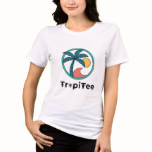 Logo TropiTee – T-Shirt à l'icône tropicale audaci