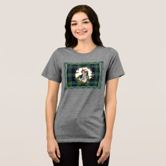 En Tri-matière Maillot T-shirt chardon Scottish Dancer