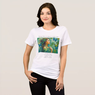 En Tri-matière Merci, T-shirt Poem.