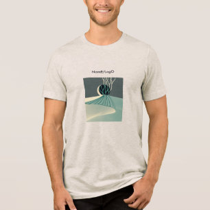 En Tri-matière metaphor_21 une colline au clair de lune_2 t-shirt