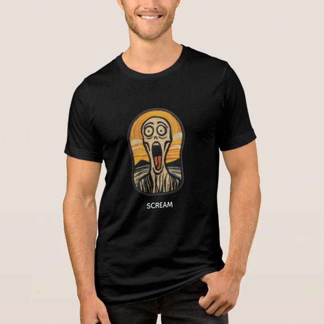 En Tri-matière MONCH THE SCREAM T-Shirt (Recto)