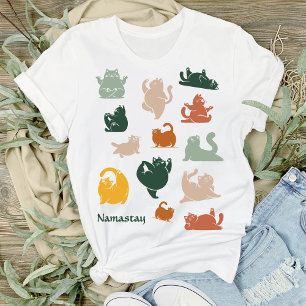 En Tri-matière Namastay Cat Yoga T-shirt drôle pour les amateur