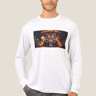 En Tri-matière Né pour régner T-Shirt blanc 👑 Minimaliste audaci