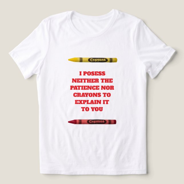 En Tri-matière Pas de T-shirt T-Shirt Tri-Blend (Design Recto)