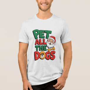 En Tri-matière Pet All the Dogs T-Shirt