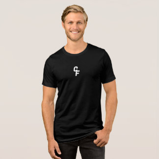 En Tri-matière Police blanche du T-shirt Conquer Fitness