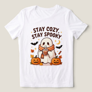 En Tri-matière Restez Cosy Restez Squelettique T-Shirt de Hallowe