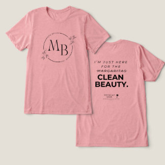 En Tri-matière Retraite T-Shirt 2025 - Ici pour la beauté propre