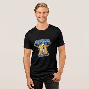 En Tri-matière Rêve 11 Rétro Sports T-Shirt Numéroté Athlétique