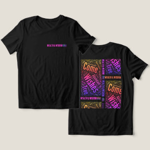 En Tri-matière Richesse et sagesse du T-Shirt