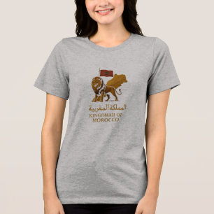 En Tri-matière "Royaume du Maroc Fièreté T-Shirt المملكة المغرب