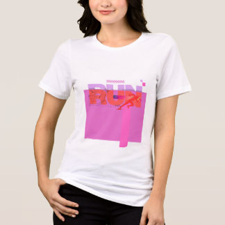En Tri-matière Run Wild Girl’s Motivational T-Shirt