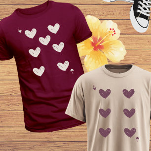 En Tri-matière Saint-Valentin Six & Sept Meme T-shirt Couple asso