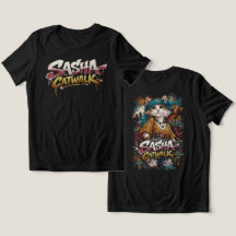 Sasha Catwalk Y2K T-Shirt Graffiti