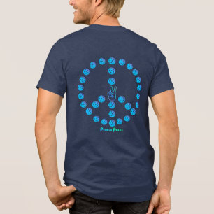 En Tri-matière signe de paix multi-balle de t-shirt homme