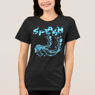 En Tri-matière Splash! Dynamic Water Burst T-Shirt