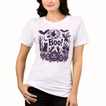 Spooky Halloween Boo! | T-shirt fantôme citrouille