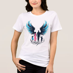 En Tri-matière Style : Bella+Canvas T-Shirt Femme Tri-blend