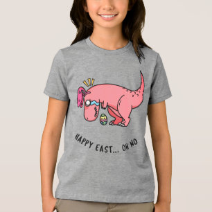 En Tri-matière T-Rex Pâques Struggle Enfant T-Shirt