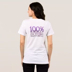 En Tri-matière T-shirt 100% Responsable