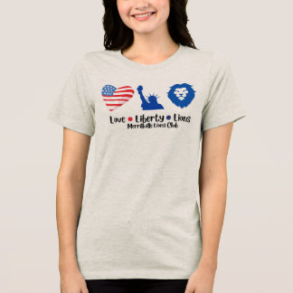 En Tri-matière T-shirt 4 juillet Lions de Merrillville