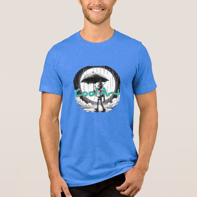 En Tri-matière T-shirt à manches courtes Bella+Canvas Jersey (Recto)