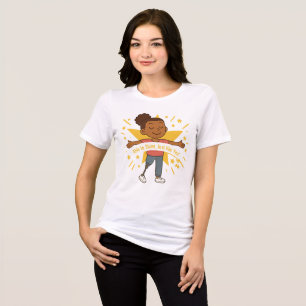 En Tri-matière T-shirt à trois mélanges pour femmes Bella+Canvas