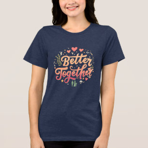En Tri-matière T-shirt à trois mélanges pour femmes Bella+Canvas