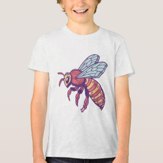 En Tri-matière T-shirt abeilles
