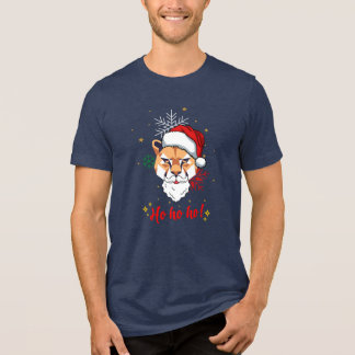En Tri-matière t-shirt animal ho ho ho