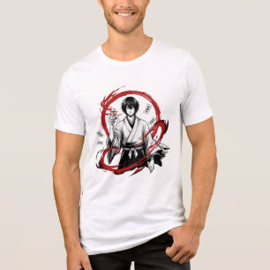 En Tri-matière T-Shirt Anime Samouraï