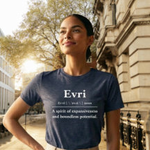 T-shirt au nom de dictionnaire personnalisé
