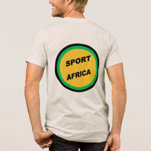 En Tri-matière T-shirt avoine dos homme SPORT AFRICA