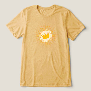 En Tri-matière T-Shirt Basique Jaune pour Hommes No Kings