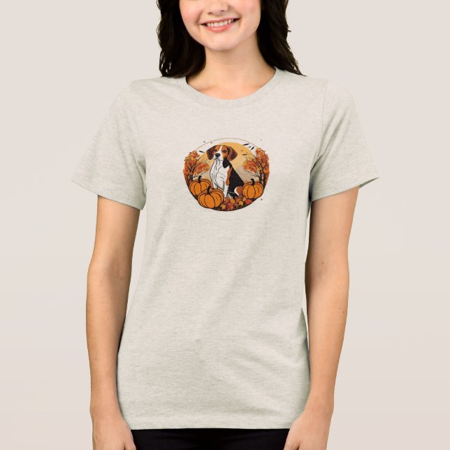 En Tri-matière T-shirt Beagle automne (Recto)
