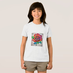 En Tri-matière T-shirt Bella+Canvas Jeune Tri-Mélange, Flèche Bla
