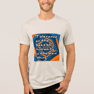 En Tri-matière T-shirt Bella+Canvas, noir solide trible