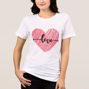 En Tri-matière T-shirt blanc à demi-manches